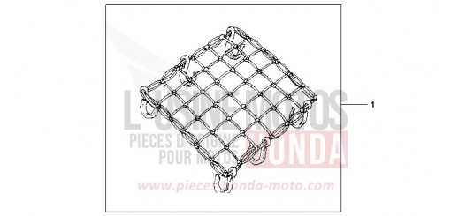 FILET @ BAGAGES NOIR CBR600F4 de 2004